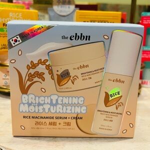 The Ebbn Rice Niacinamide Serum + Cream Pack